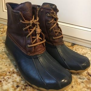 sperry duck boots size 8